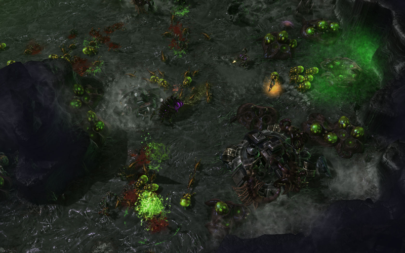 Illustration for article titled New StarCraft II: Heart of the Swarm Screen Shots, Annotated For Your Pleasure